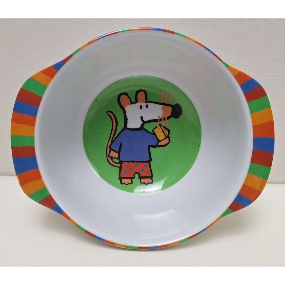 Vintage 2000 Maisy Mouse 4.5" Melamine Cereal Bowl-Creator: Lucy Cousins